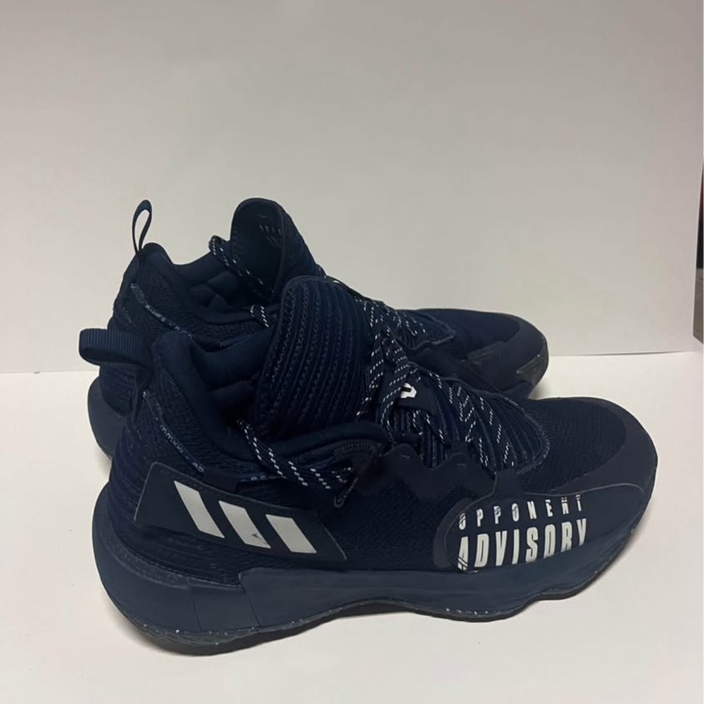Men’s Adidas (Damian Lillard) 7 Extply Opponent Advisory Navy Blue Size 15